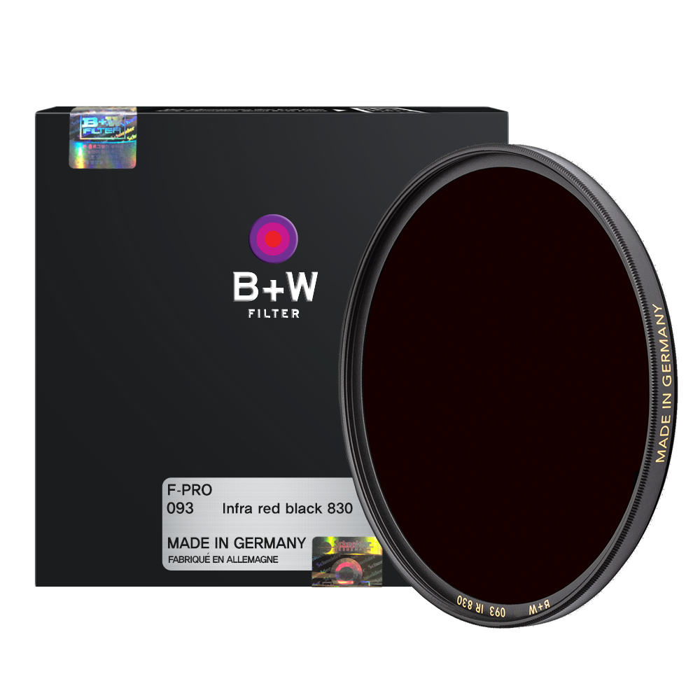 [B+W] 적외선 필터 093 Black Red Filter