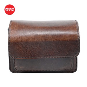 [위탁]   Luigi&#039;s  Leather Bag Medium (Aged brown)
